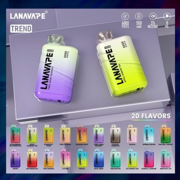 【買十送一】LANA 6000口拋棄式 電子煙